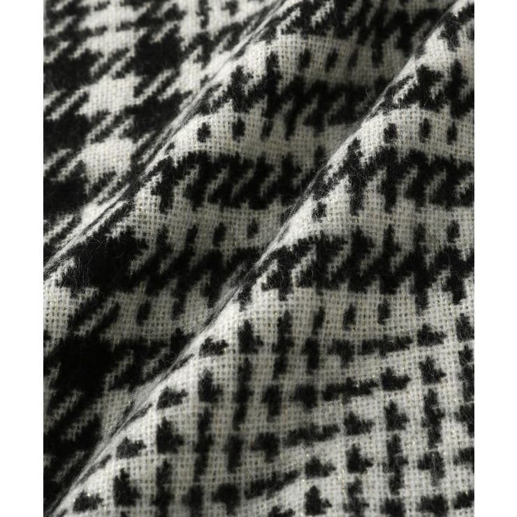 【手洗い可】ラメチェック切替ストール | ITS'DEMO | 詳細画像2 