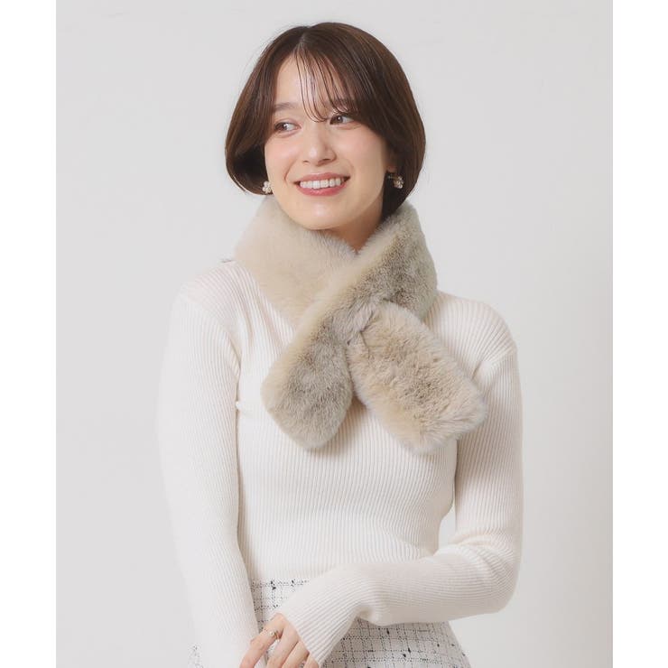 【6色展開】ミニファーマフラー | ITS'DEMO | 詳細画像7 