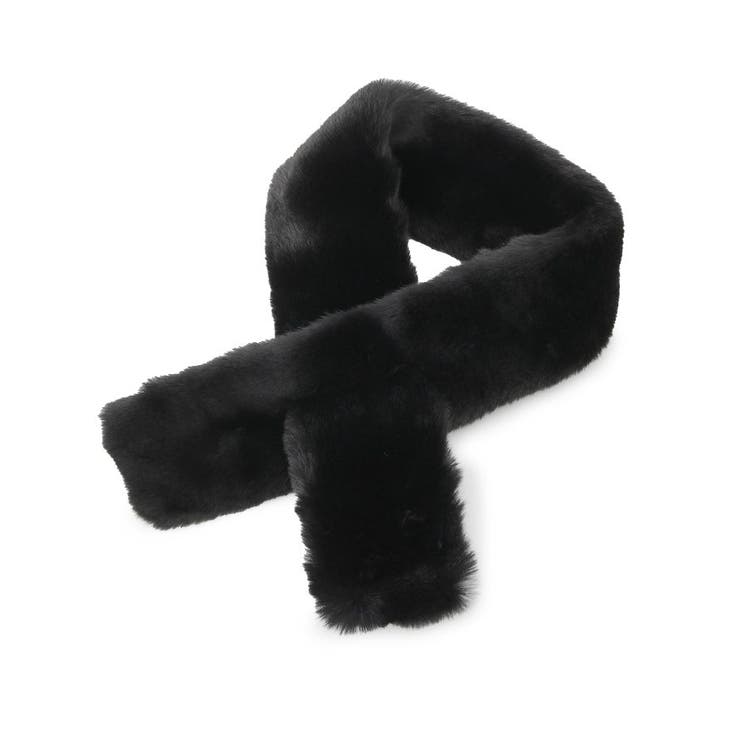 ブラック(019) | 【6色展開】ミニファーマフラー | ITS'DEMO