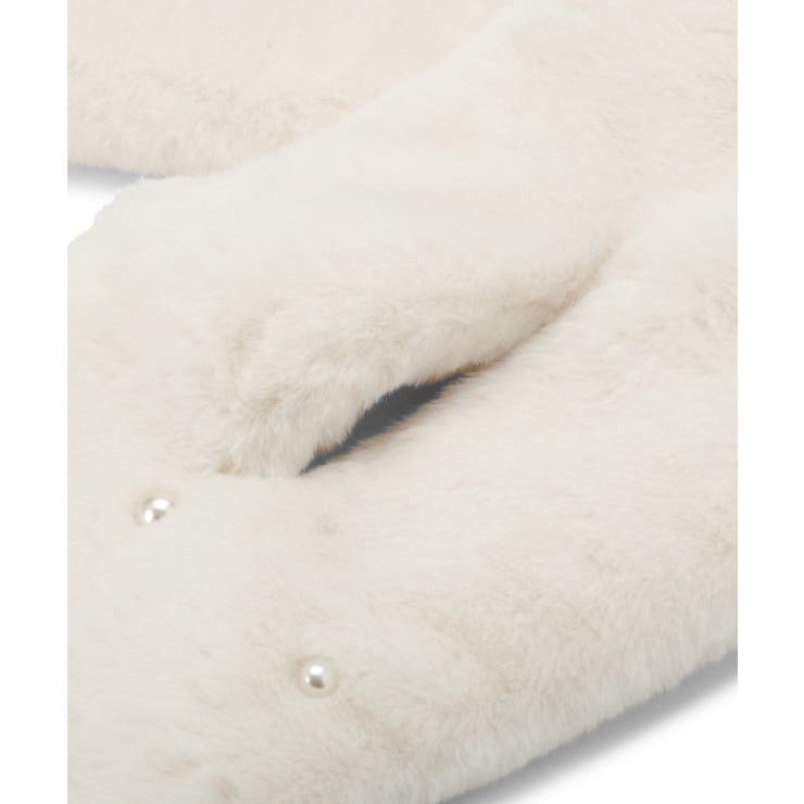 ランダムパール調フェイクファーマフラー | ITS'DEMO | 詳細画像3 