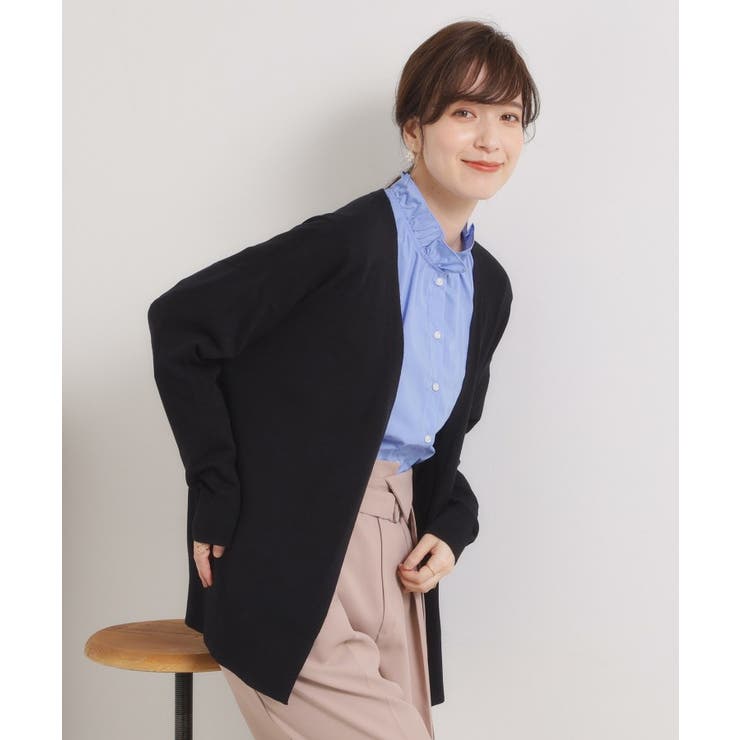 【手洗い可／アンチピリング】着流しカーディガン | ITS'DEMO | 詳細画像4 