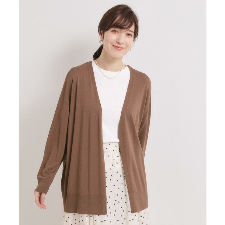 【手洗い可／アンチピリング】着流しカーディガン | ITS'DEMO | 詳細画像8 