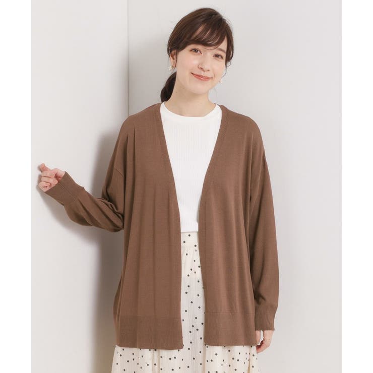 【手洗い可／アンチピリング】着流しカーディガン | ITS'DEMO | 詳細画像20 