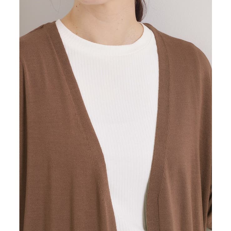 【手洗い可／アンチピリング】着流しカーディガン | ITS'DEMO | 詳細画像23 
