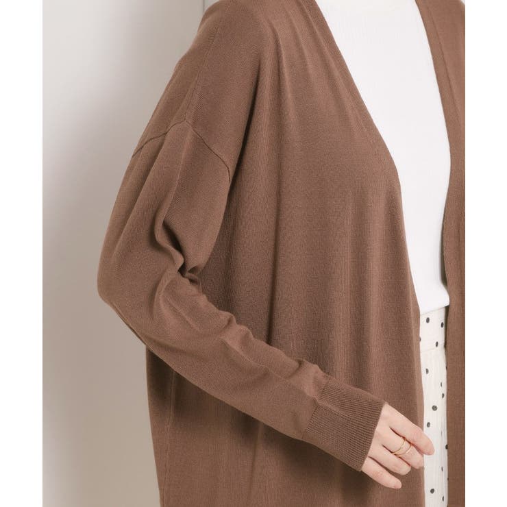 【手洗い可／アンチピリング】着流しカーディガン | ITS'DEMO | 詳細画像24 