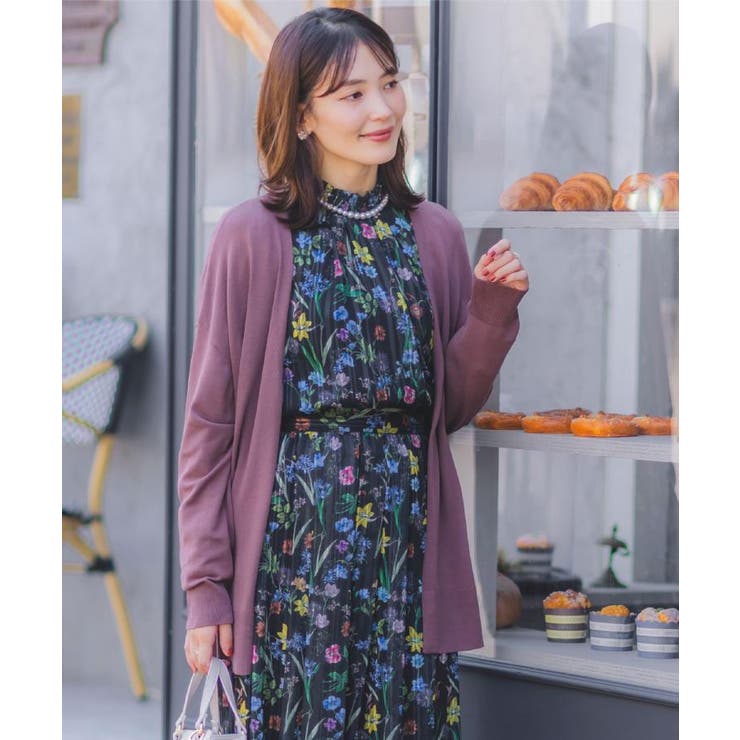 【手洗い可／アンチピリング】着流しカーディガン | ITS'DEMO | 詳細画像1 