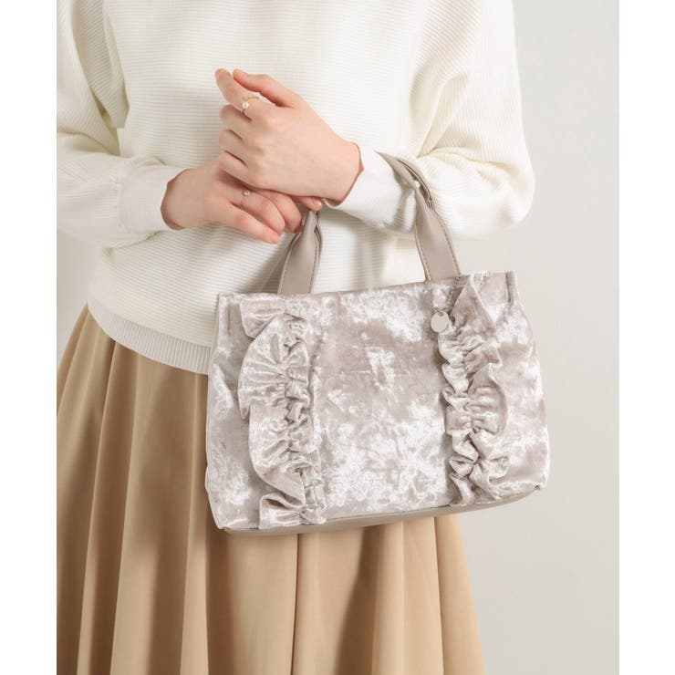 ベージュ(052) | アソートフリルミニトート | ITS'DEMO