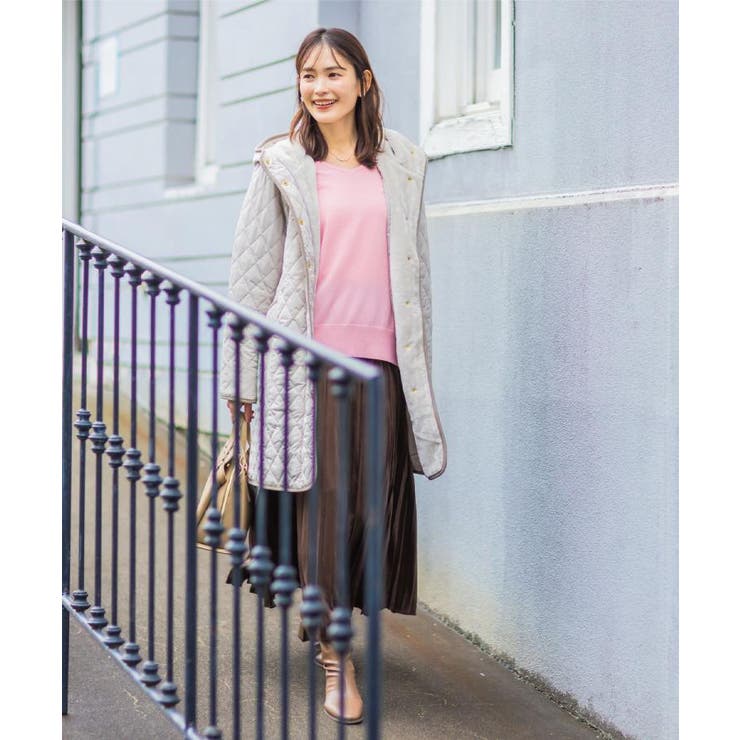 【静電気防止／手洗い可】クリーミータッチVネックニット | ITS'DEMO | 詳細画像29 