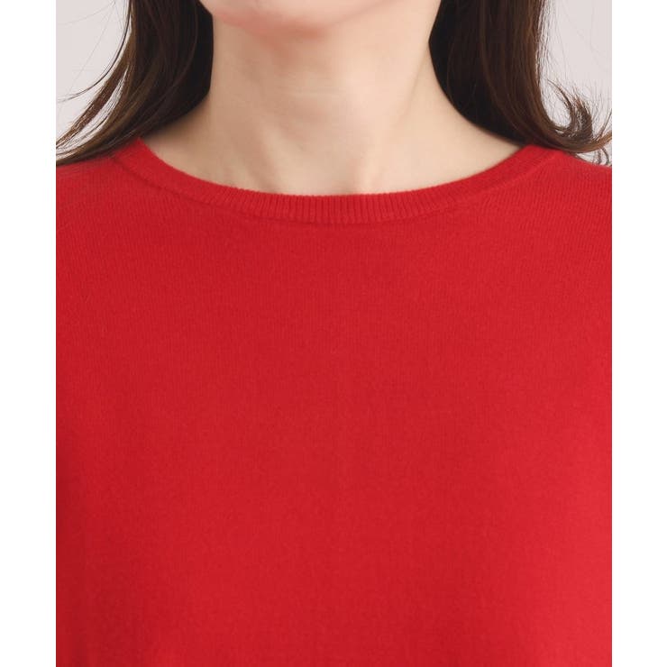 【静電気防止／手洗い可】クリーミータッチクルーネックニット | ITS'DEMO | 詳細画像32 