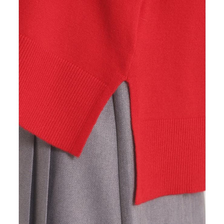 【静電気防止／手洗い可】クリーミータッチクルーネックニット | ITS'DEMO | 詳細画像34 