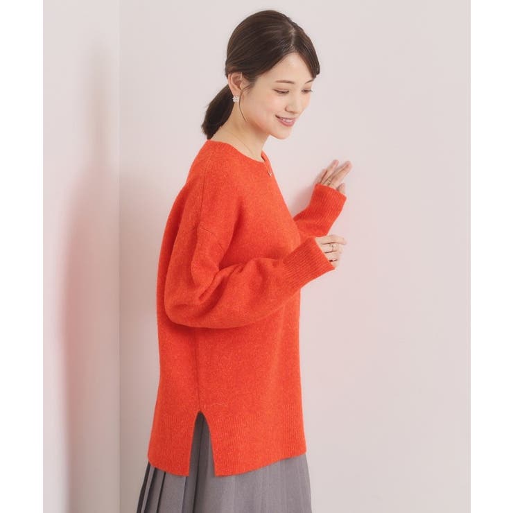 【洗濯機OK】ミックスヤーンクルーニット | ITS'DEMO | 詳細画像21 