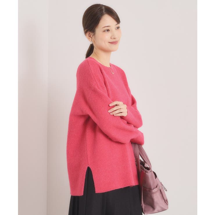 【洗濯機OK】ミックスヤーンクルーニット | ITS'DEMO | 詳細画像5 