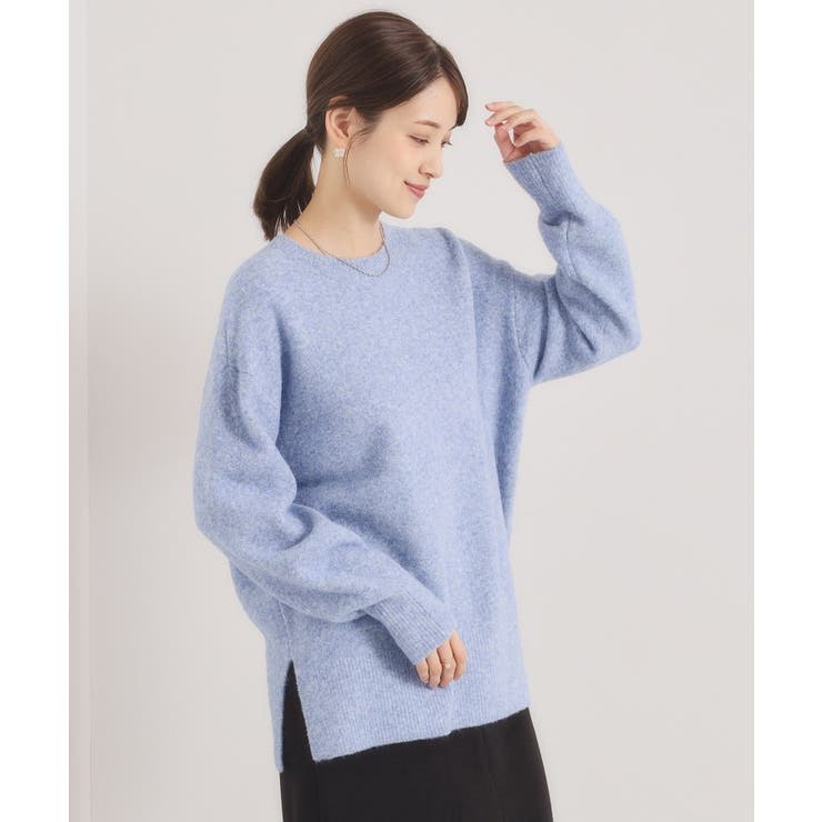 【洗濯機OK】ミックスヤーンクルーニット | ITS'DEMO | 詳細画像9 