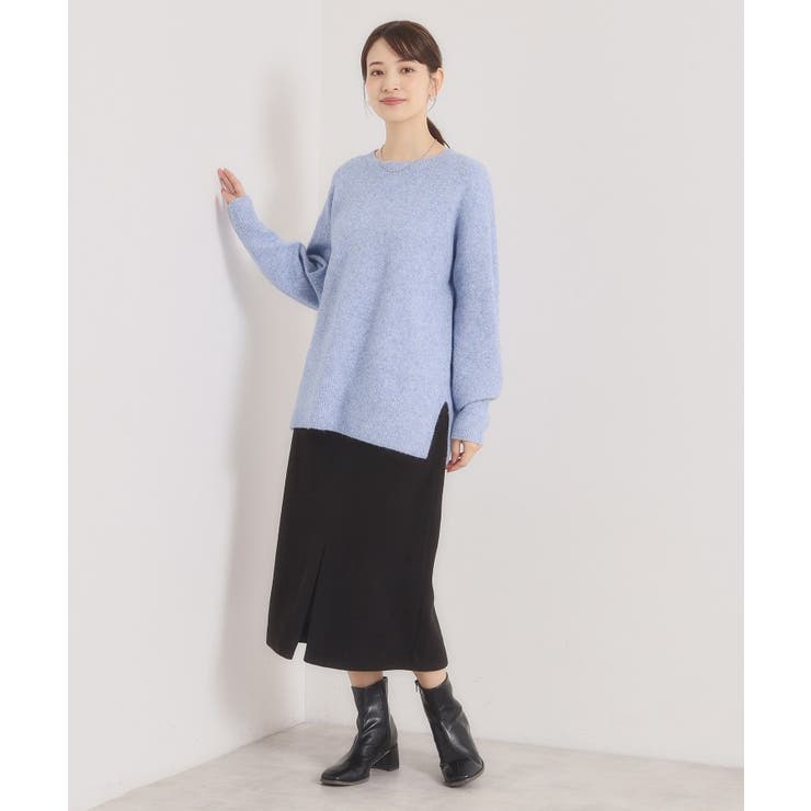 【洗濯機OK】ミックスヤーンクルーニット | ITS'DEMO | 詳細画像10 