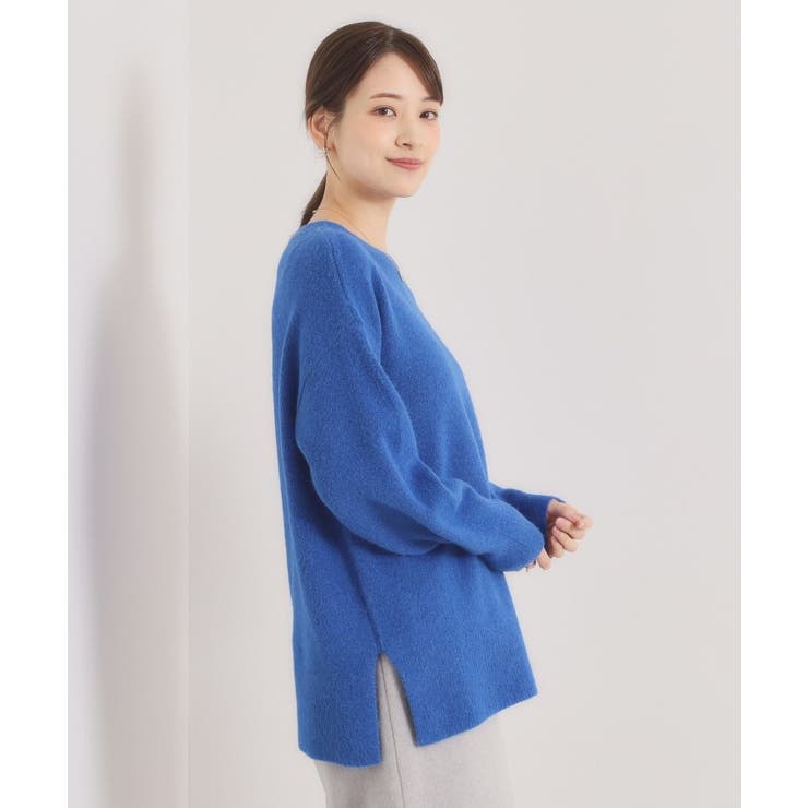 【洗濯機OK】ミックスヤーンクルーニット | ITS'DEMO | 詳細画像17 