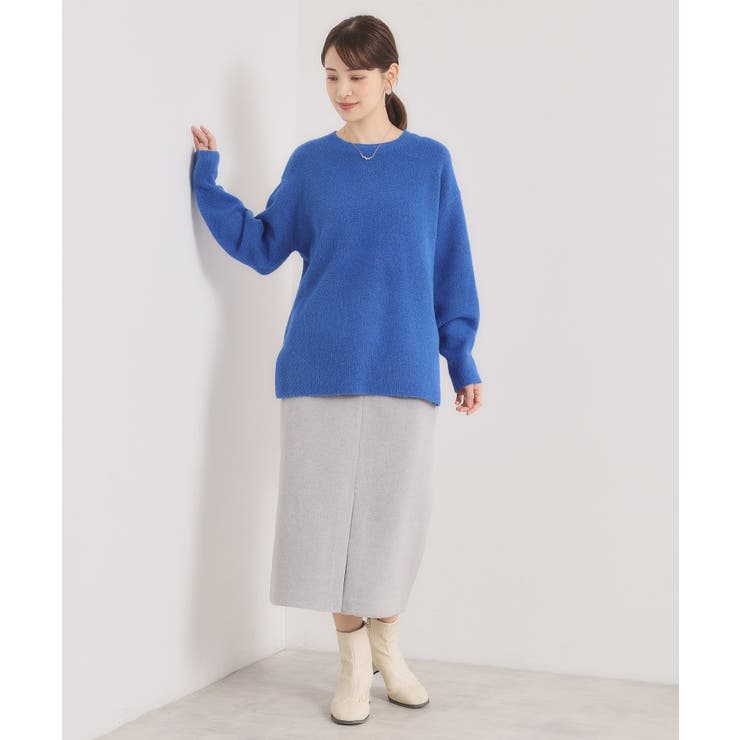 【洗濯機OK】ミックスヤーンクルーニット | ITS'DEMO | 詳細画像18 