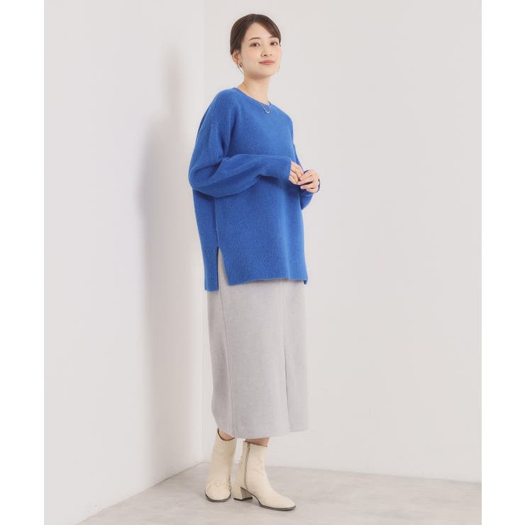 【洗濯機OK】ミックスヤーンクルーニット | ITS'DEMO | 詳細画像19 