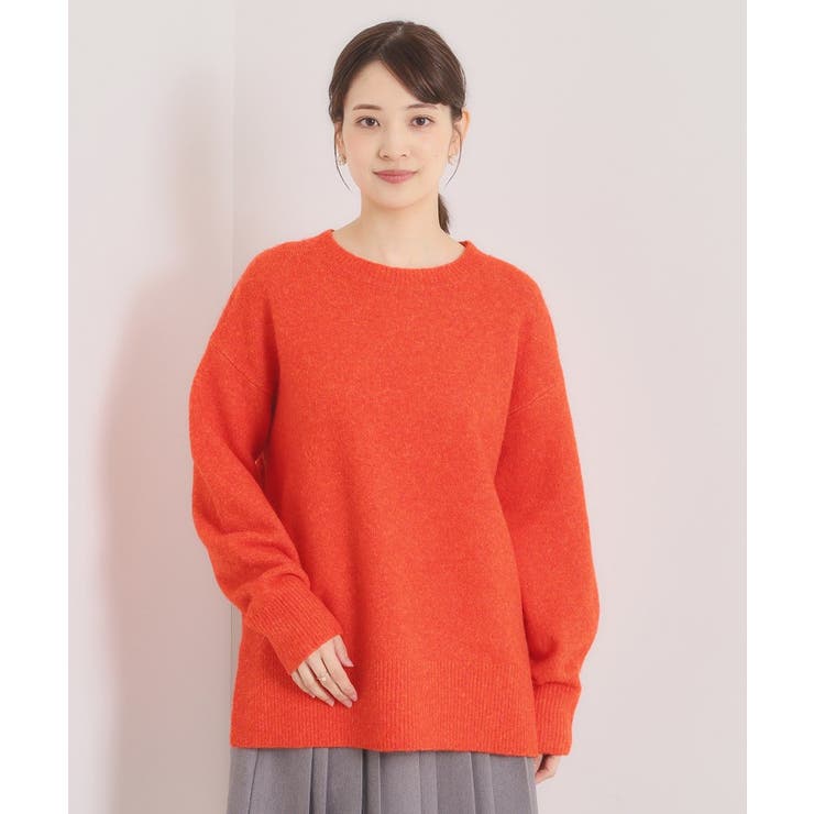 【洗濯機OK】ミックスヤーンクルーニット | ITS'DEMO | 詳細画像25 