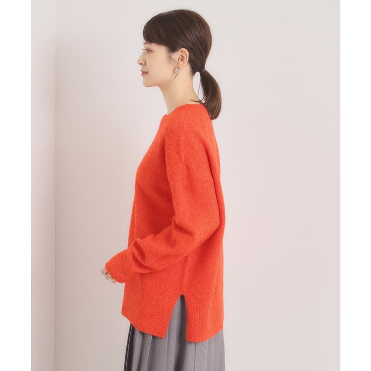 【洗濯機OK】ミックスヤーンクルーニット | ITS'DEMO | 詳細画像26 