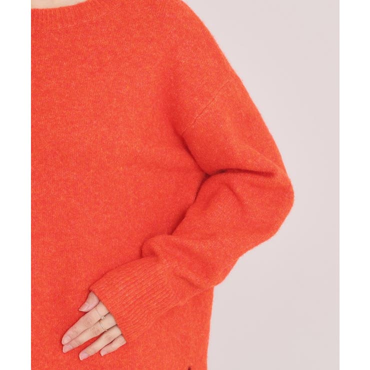 【洗濯機OK】ミックスヤーンクルーニット | ITS'DEMO | 詳細画像29 