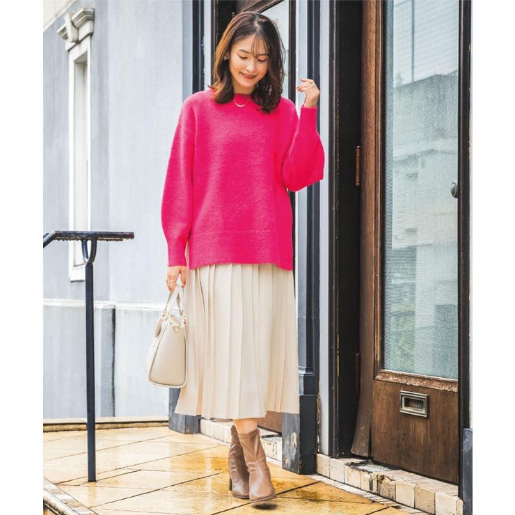 【洗濯機OK】ミックスヤーンクルーニット | ITS'DEMO | 詳細画像2 