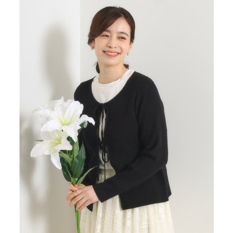 【手洗い可】前開き2wayニット | ITS'DEMO | 詳細画像5 