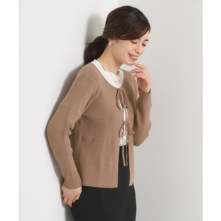 【手洗い可】前開き2wayニット | ITS'DEMO | 詳細画像9 