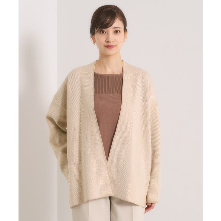 【手洗い可】Wジャカードコーディガン | ITS'DEMO | 詳細画像9 