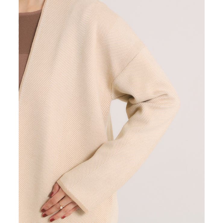 【手洗い可】Wジャカードコーディガン | ITS'DEMO | 詳細画像14 