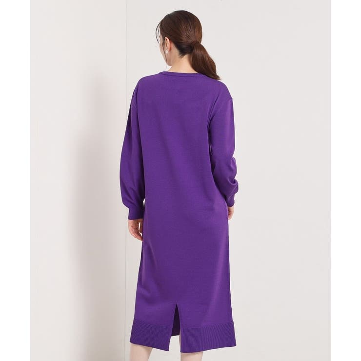 【縮みに強い／洗濯機OK】ヘンリーネックニットワンピース | ITS'DEMO | 詳細画像18 