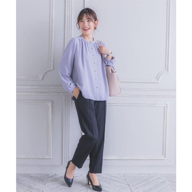 【手洗い可】前開きブラウス | ITS'DEMO | 詳細画像3 