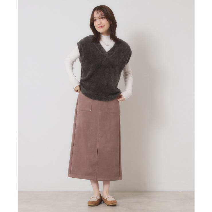 【手洗い可】フェザーヤーンニットジレ | ITS'DEMO | 詳細画像3 