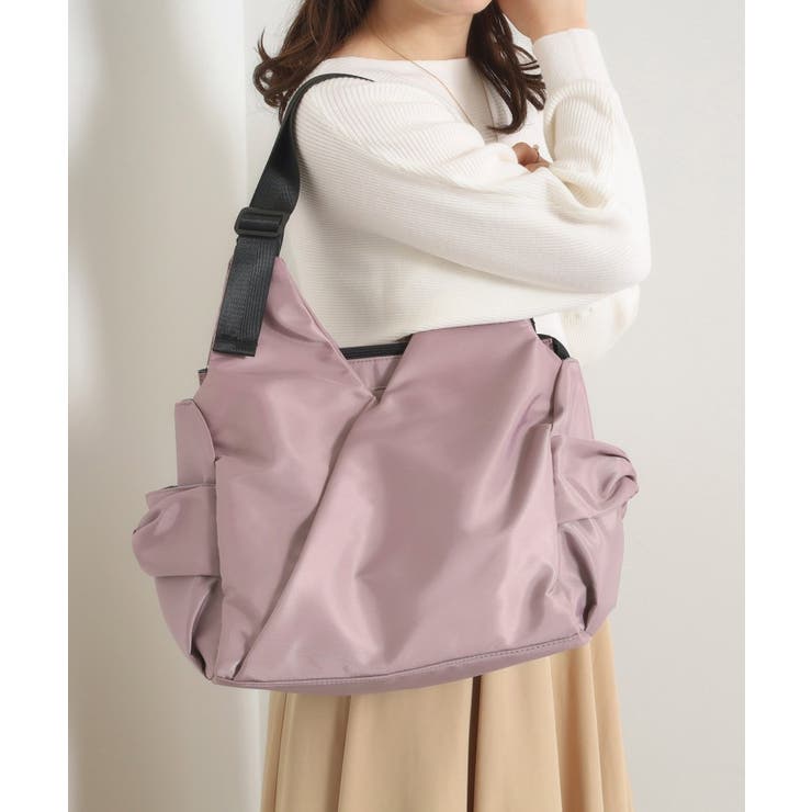 ピンク(072) | 【撥水／11ポケット】リボンモチーフマザーズトート | ITS'DEMO