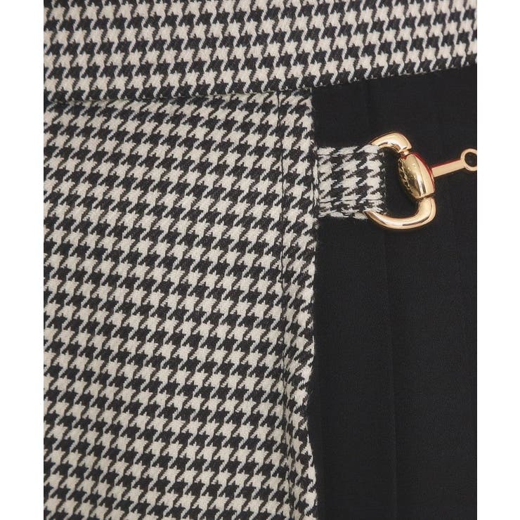 【手洗い可】チェック切替ガウチョパンツ | ITS'DEMO | 詳細画像8 