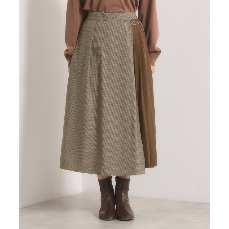 【手洗い可】チェック切替ガウチョパンツ | ITS'DEMO | 詳細画像13 