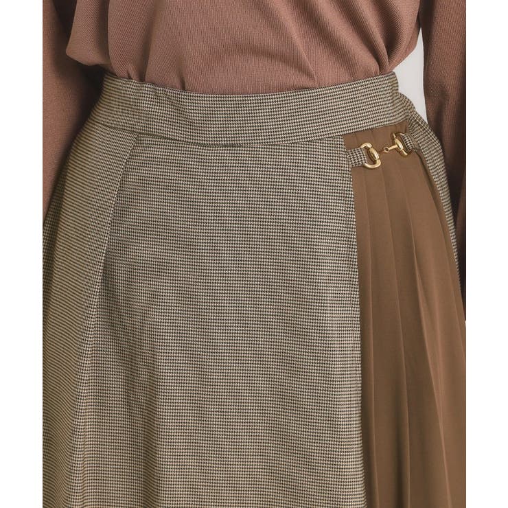 【手洗い可】チェック切替ガウチョパンツ | ITS'DEMO | 詳細画像16 