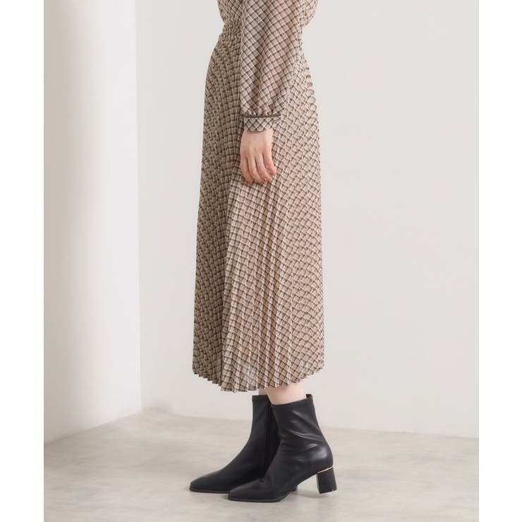 【手洗い可／セットアップ可】チェックプリーツスカート | ITS'DEMO | 詳細画像16 