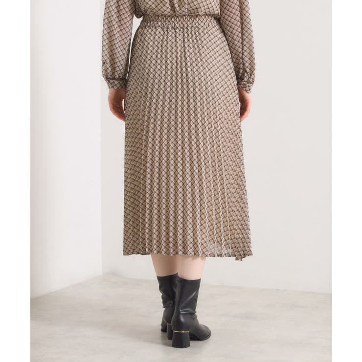 【手洗い可／セットアップ可】チェックプリーツスカート | ITS'DEMO | 詳細画像17 