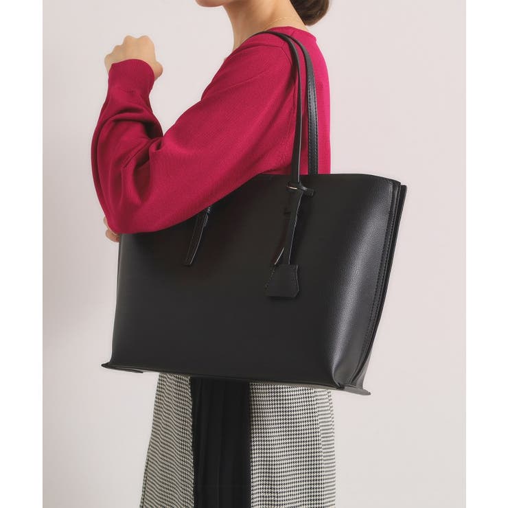 ブラック(019) | 【通勤】軽量合皮A4トート | ITS'DEMO