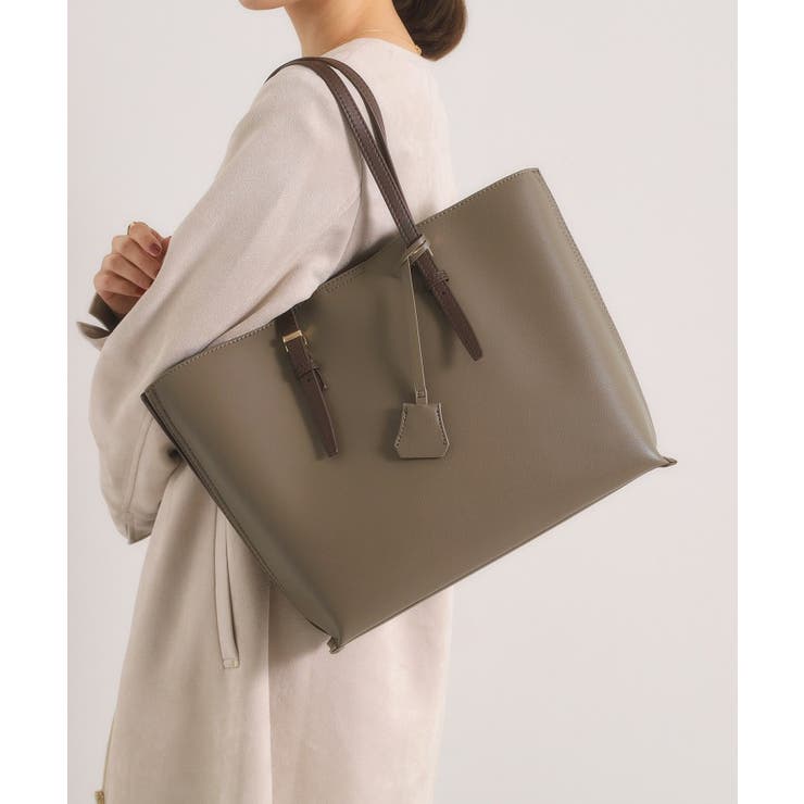 ブラウン(043) | 【通勤】軽量合皮A4トート | ITS'DEMO