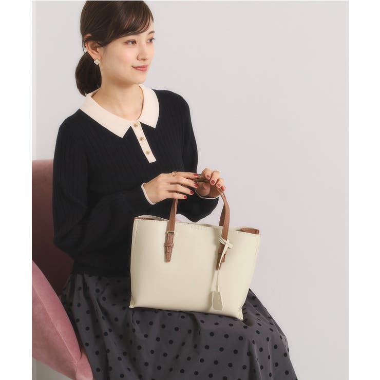軽量合皮2WAYトート | ITS'DEMO | 詳細画像1 