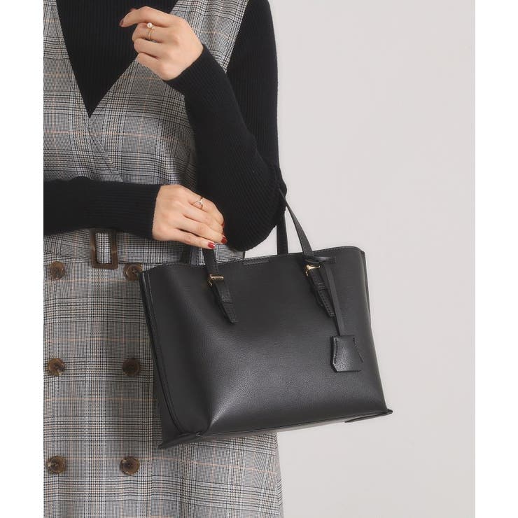 ブラック(019) | 軽量合皮2WAYトート | ITS'DEMO