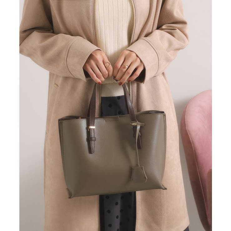 ブラウン(043) | 軽量合皮2WAYトート | ITS'DEMO