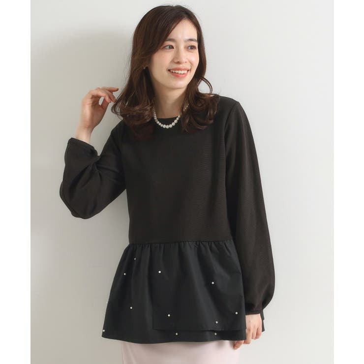 【手洗い可】異素材切替リップルプルオーバー | ITS'DEMO | 詳細画像5 