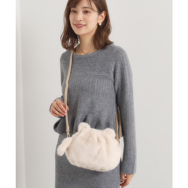 猫フェイクファーミニショルダー | ITS'DEMO | 詳細画像5