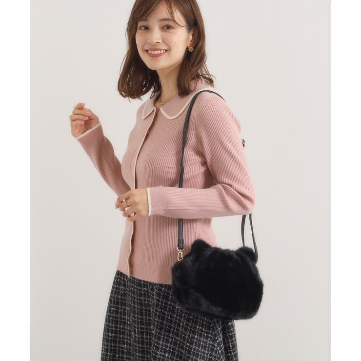 猫フェイクファーミニショルダー | ITS'DEMO | 詳細画像1