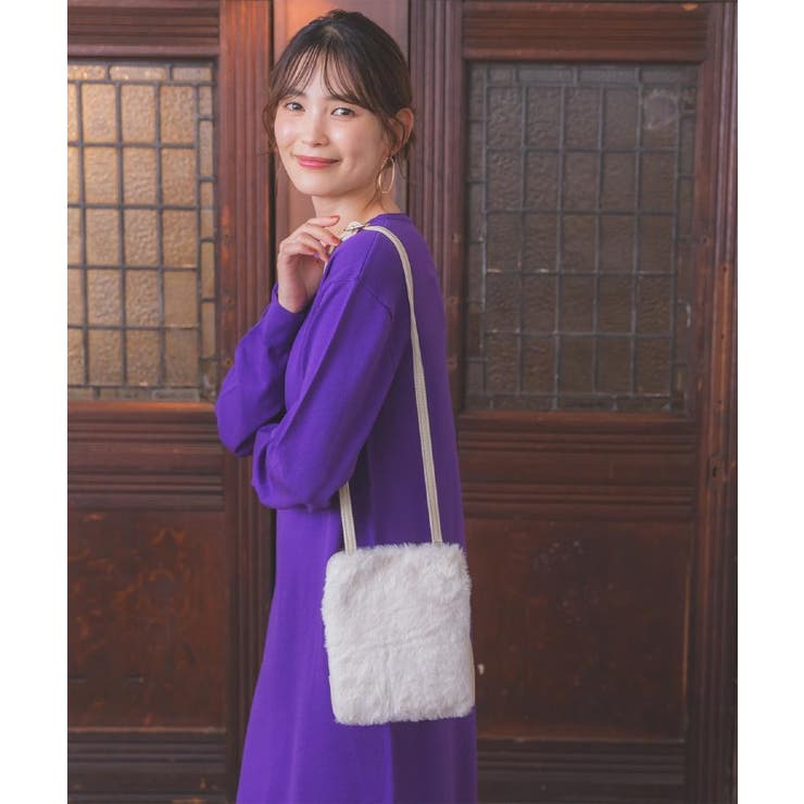 三層フェイクファーミニショルダー | ITS'DEMO | 詳細画像2 