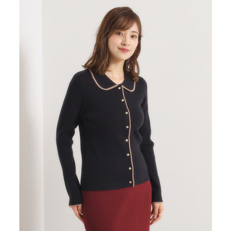 【手洗い可】配色襟リブニット | ITS'DEMO | 詳細画像5 