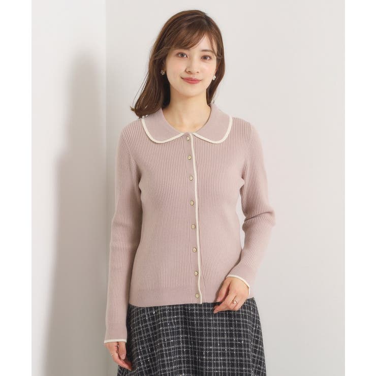 【手洗い可】配色襟リブニット | ITS'DEMO | 詳細画像13 