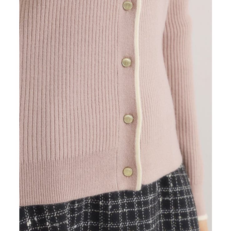 【手洗い可】配色襟リブニット | ITS'DEMO | 詳細画像18 